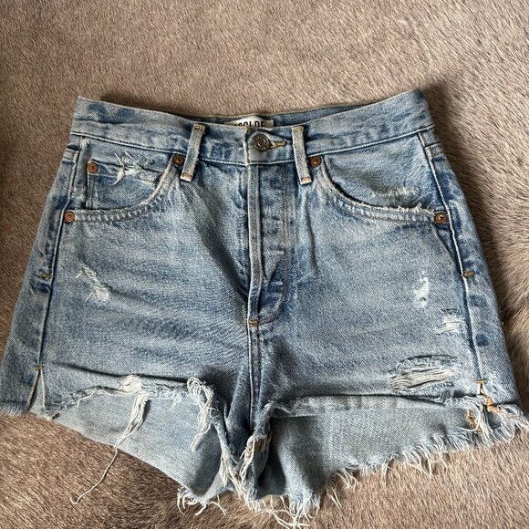 AGOLDE Denim Shorts - Picture 1 of 4